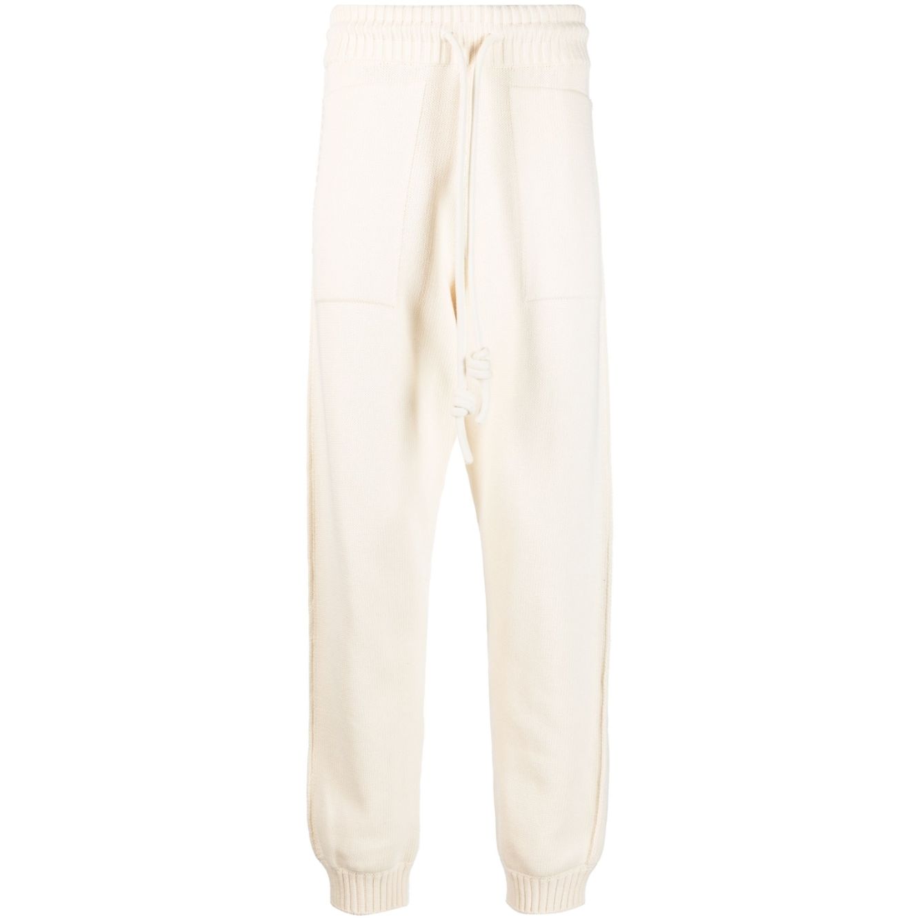 Off White Diag-stripe knitted track pants Trousers