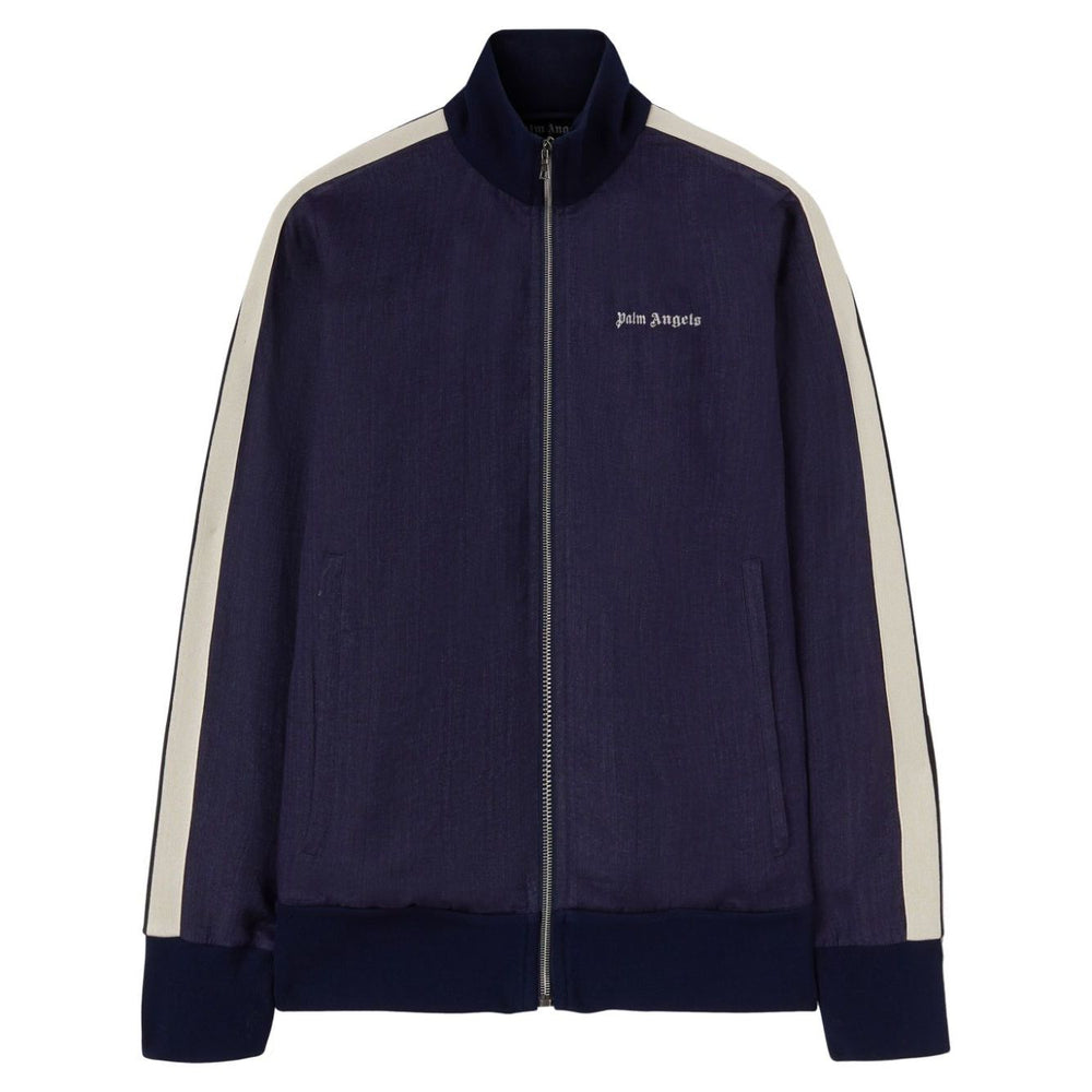 Palm Angels Sweaters Blue Topwear