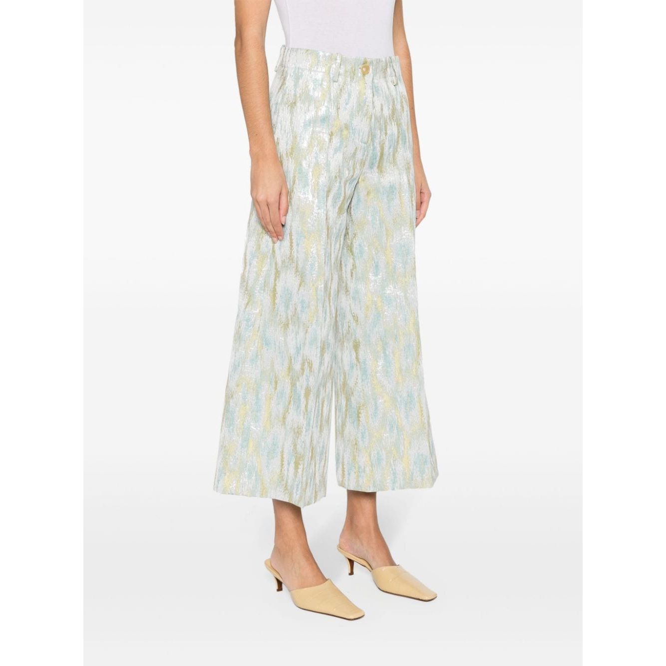 Erika Cavallini Semi-Couture Trousers MultiColour