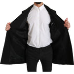 Dolce & Gabbana Black 100% Wool Jacket Coat Blazer JKT2591-50
