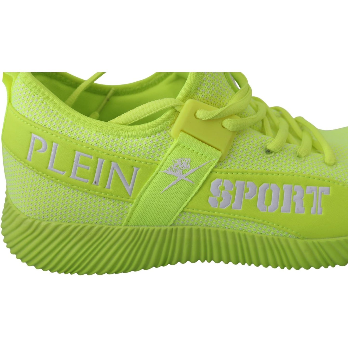 Philipp Plein Green CARTER Logo Hi-Top Sneakers Shoes Philipp Plein