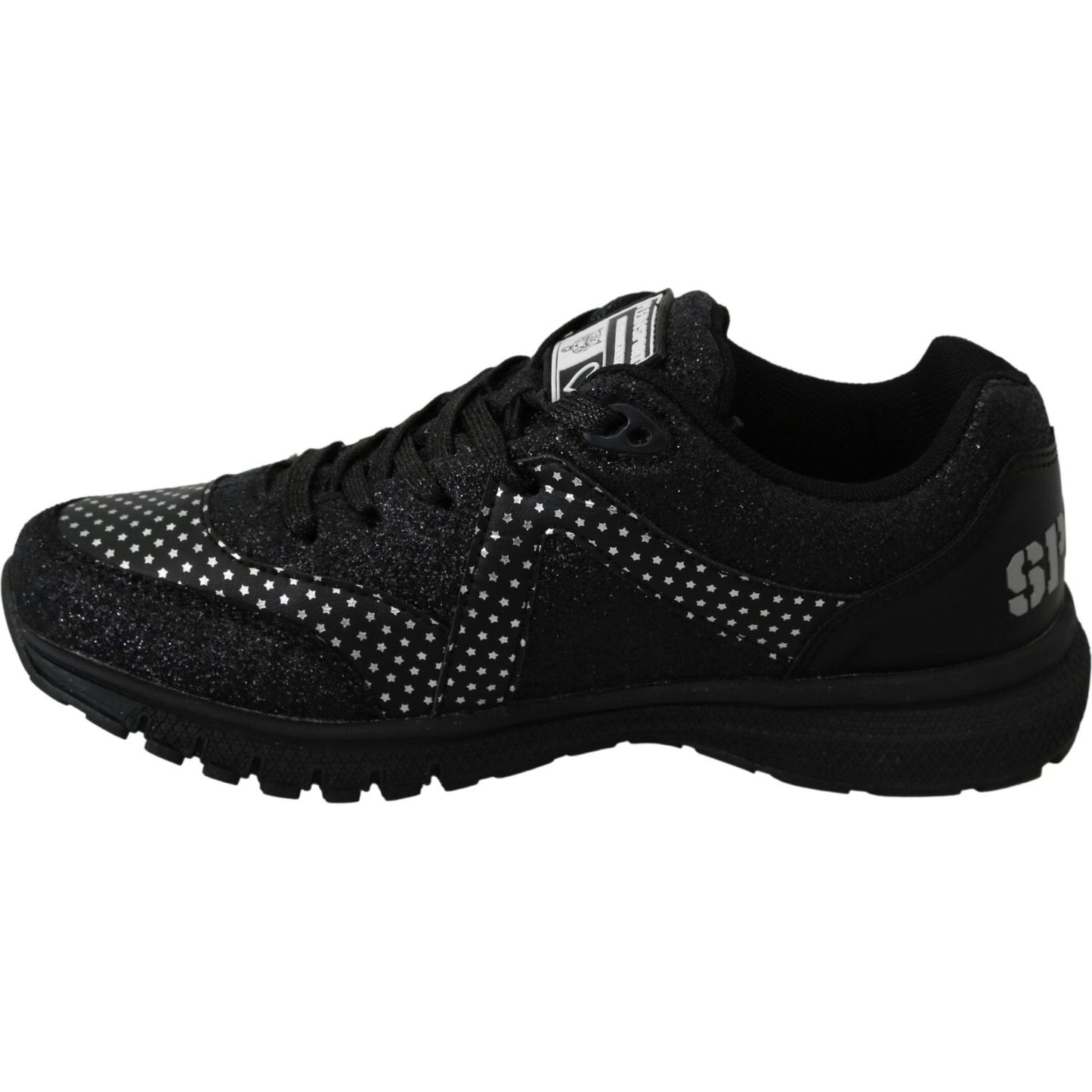 Philipp Plein Black Running Jasmines Sneakers Shoes LA7170-36