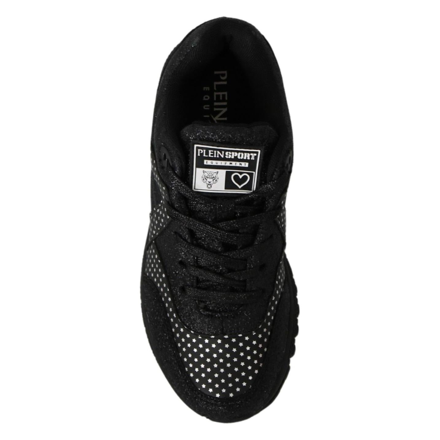 Philipp Plein Black Running Jasmines Sneakers Shoes LA7170-36