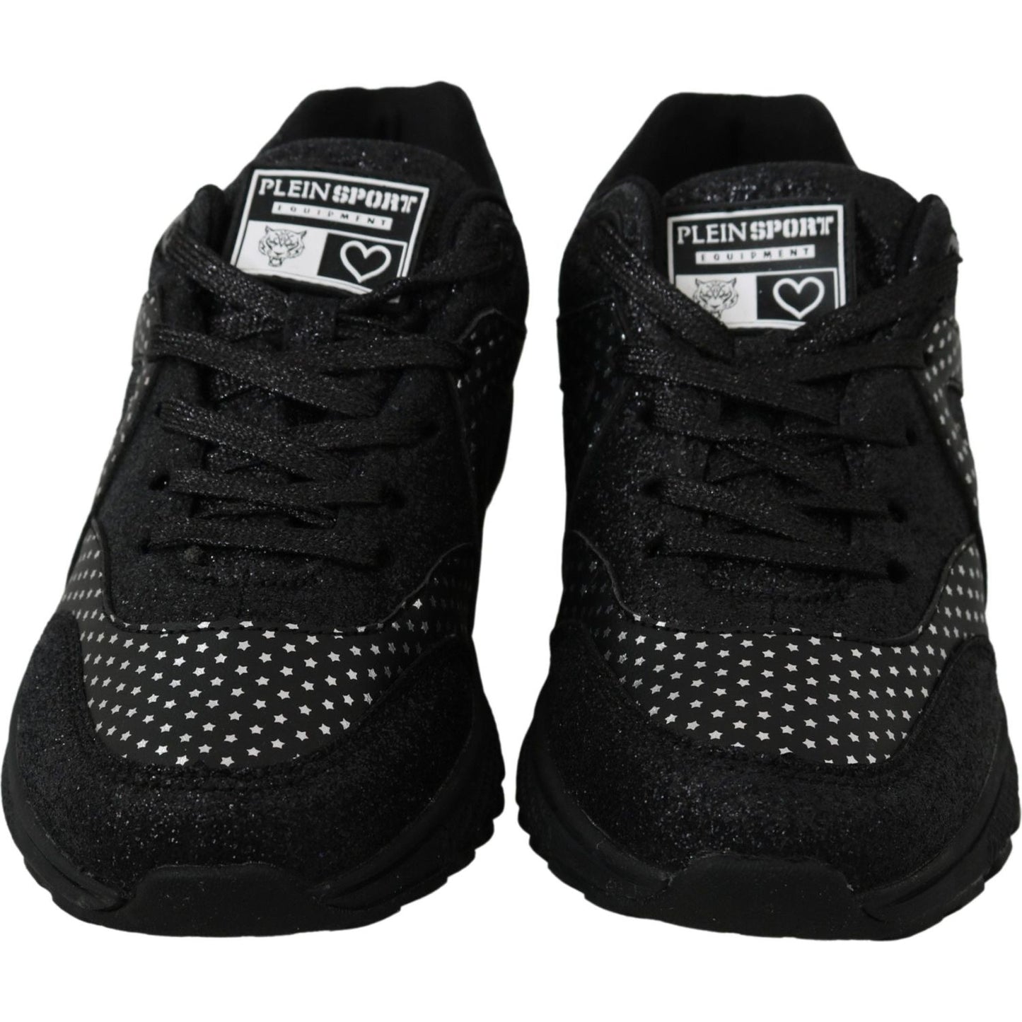 Philipp Plein Black Running Jasmines Sneakers Shoes LA7170-36