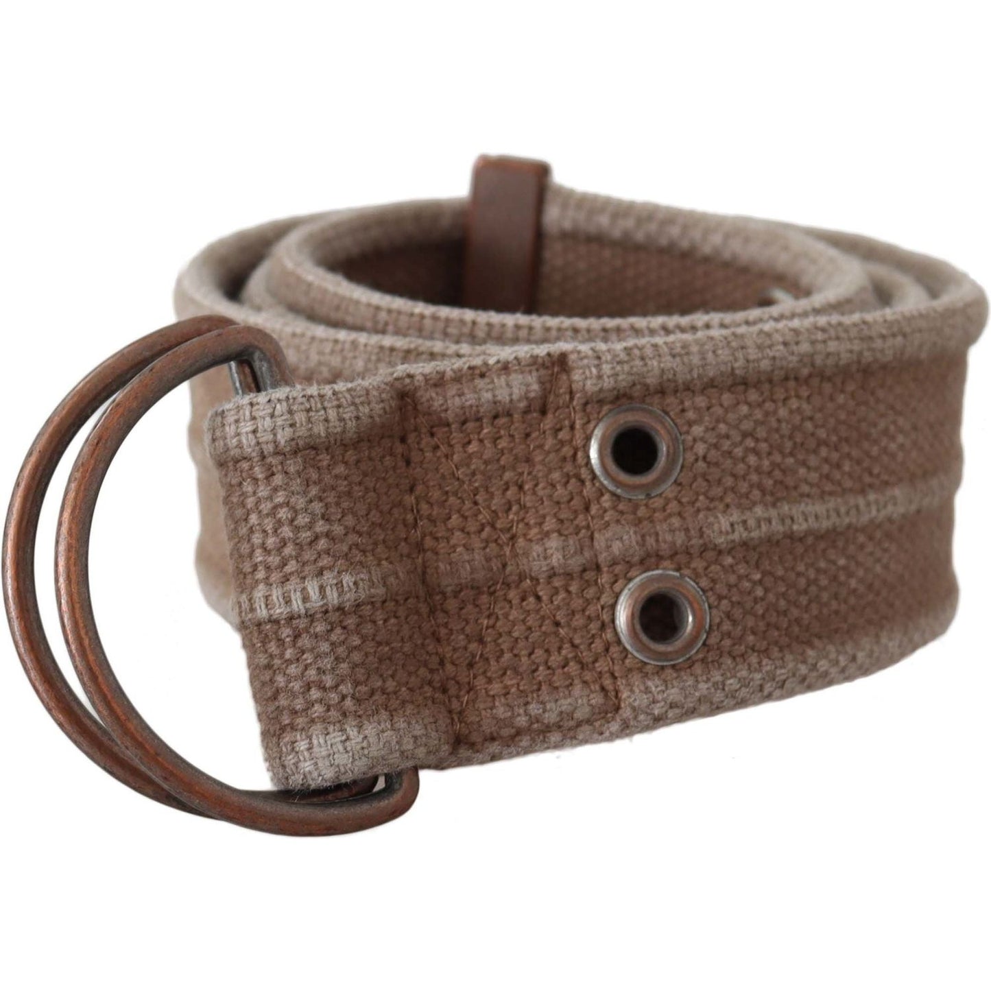 Dolce & Gabbana Beige Leather Logo Belt Sling Cintura Buckle Belt BEL8148-100