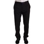Dolce & Gabbana Black Wool Formal Tuxedo Trouser Pants PAN72252 -56