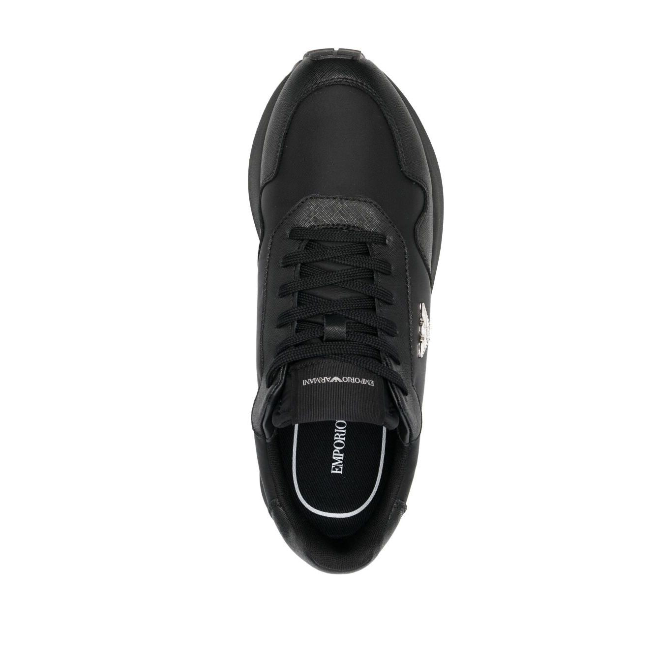Emporio Armani chunky sole leather sneakers Sneakers