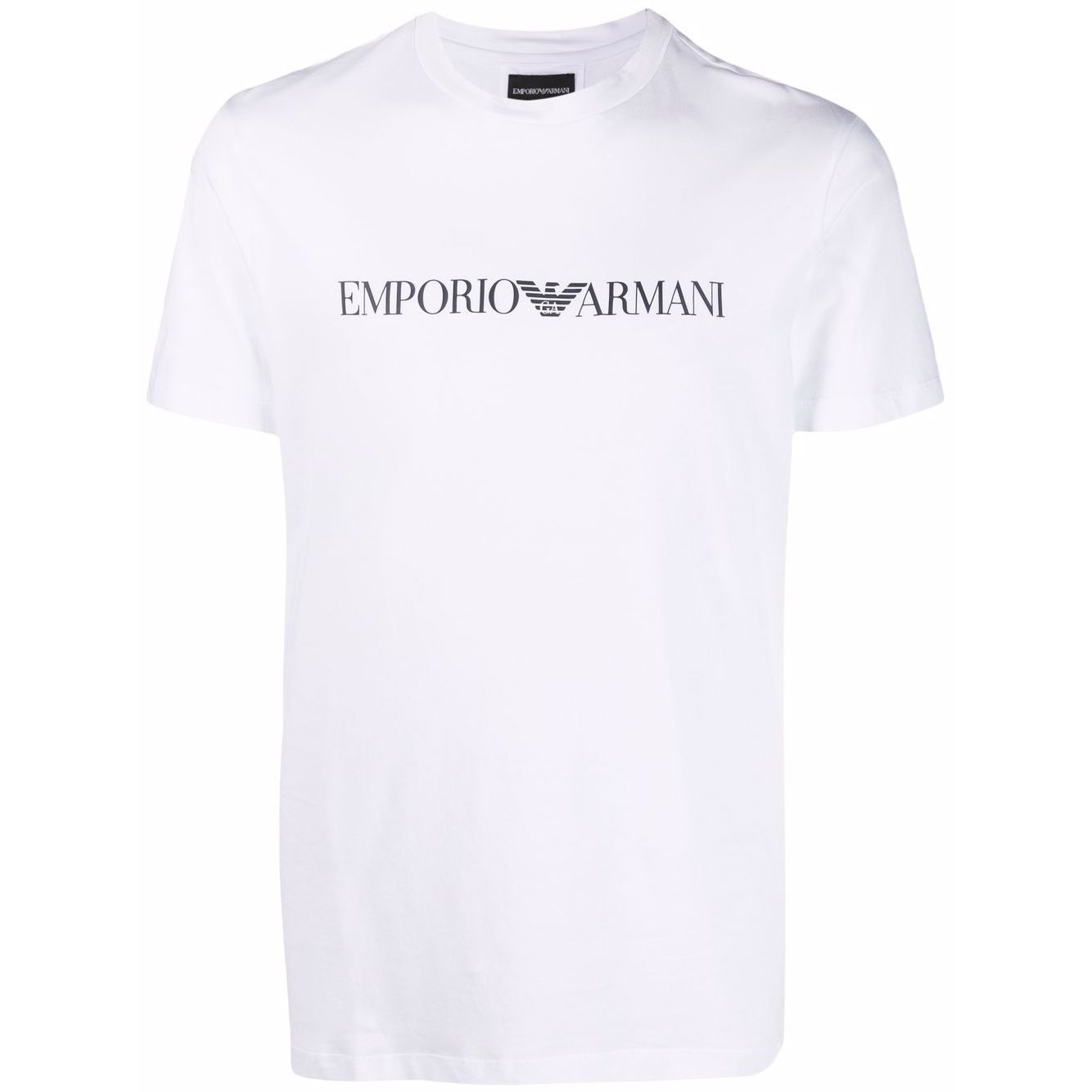 Emporio Armani logo-print cotton T-Shirt Topwear