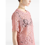 Dolce & Gabbana corded lace short sleeved T-shirt Topwear
