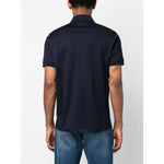 Back view of navy blue PS By Paul Smith T-shirts and Polos Blue with short sleeves and collar.
