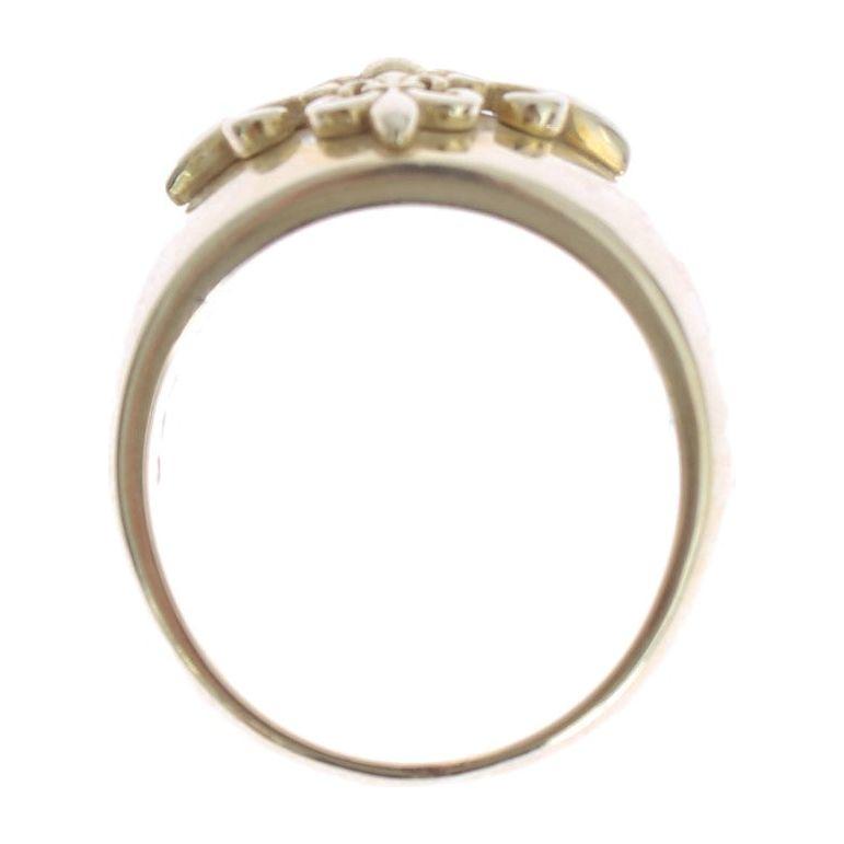 Nialaya Silver Crest 925 Sterling Ring Ring
