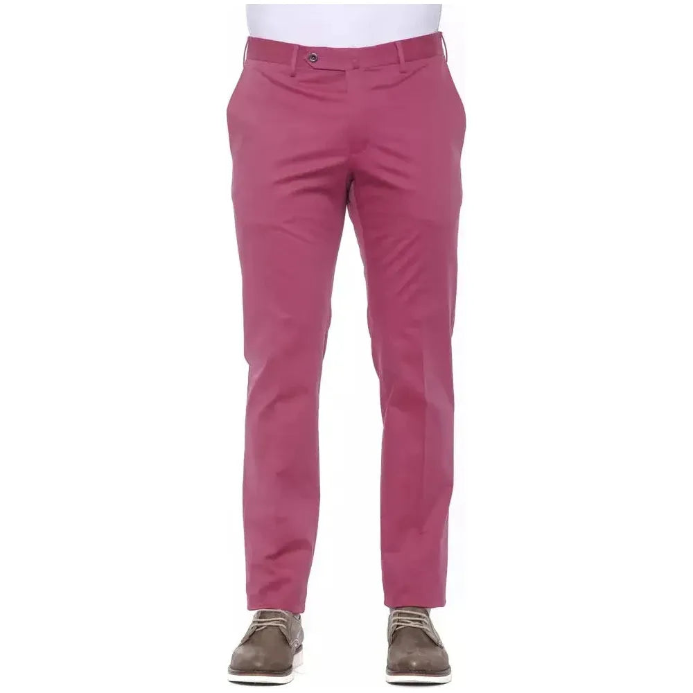 PT Torino Fuchsia Cotton Men Trouser PT-20768-IT54 | XXL