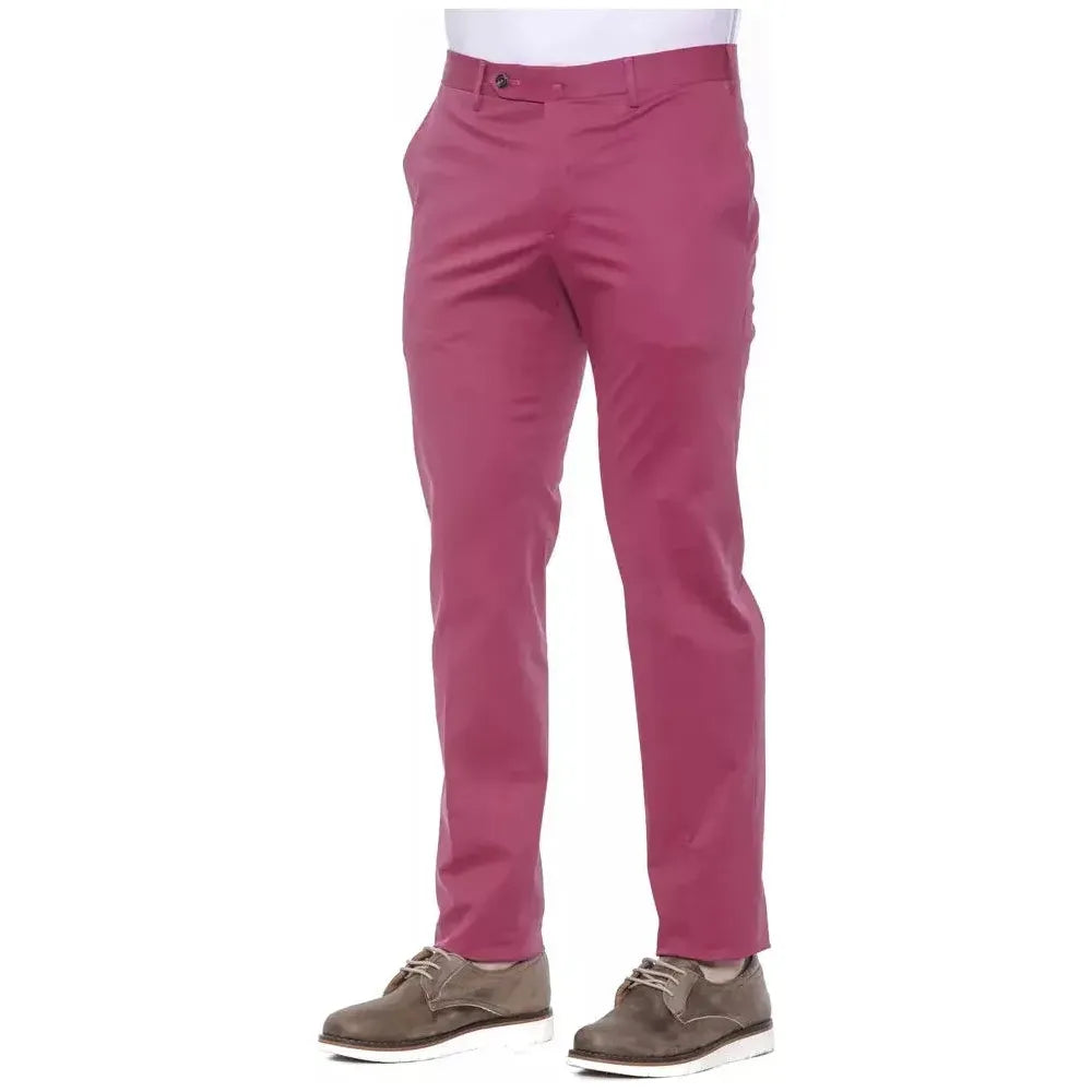 PT Torino Fuchsia Cotton Men Trouser PT-20768-IT54 | XXL
