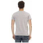 Trussardi Action Gray Cotton Men T-Shirt TR-22820-S