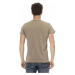Trussardi Action Green Cotton Men T-Shirt TR-22730-L