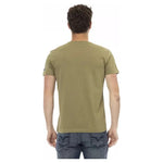 Trussardi Action Green Cotton Men T-Shirt TR-22767-S