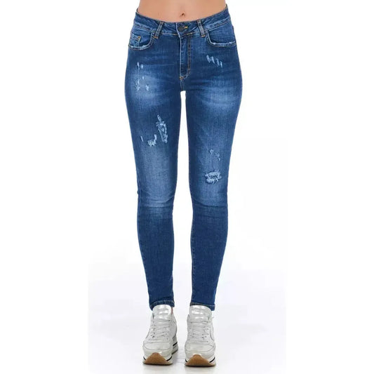 Frankie Morello Blue Denim Women's Jeans