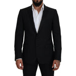 Dolce & Gabbana Black Slim Fit Formal Martini Blazer KOS2125- 50