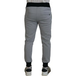 Dolce & Gabbana Gray Polyester Sweatpants Jogger Pants PAN74798-48