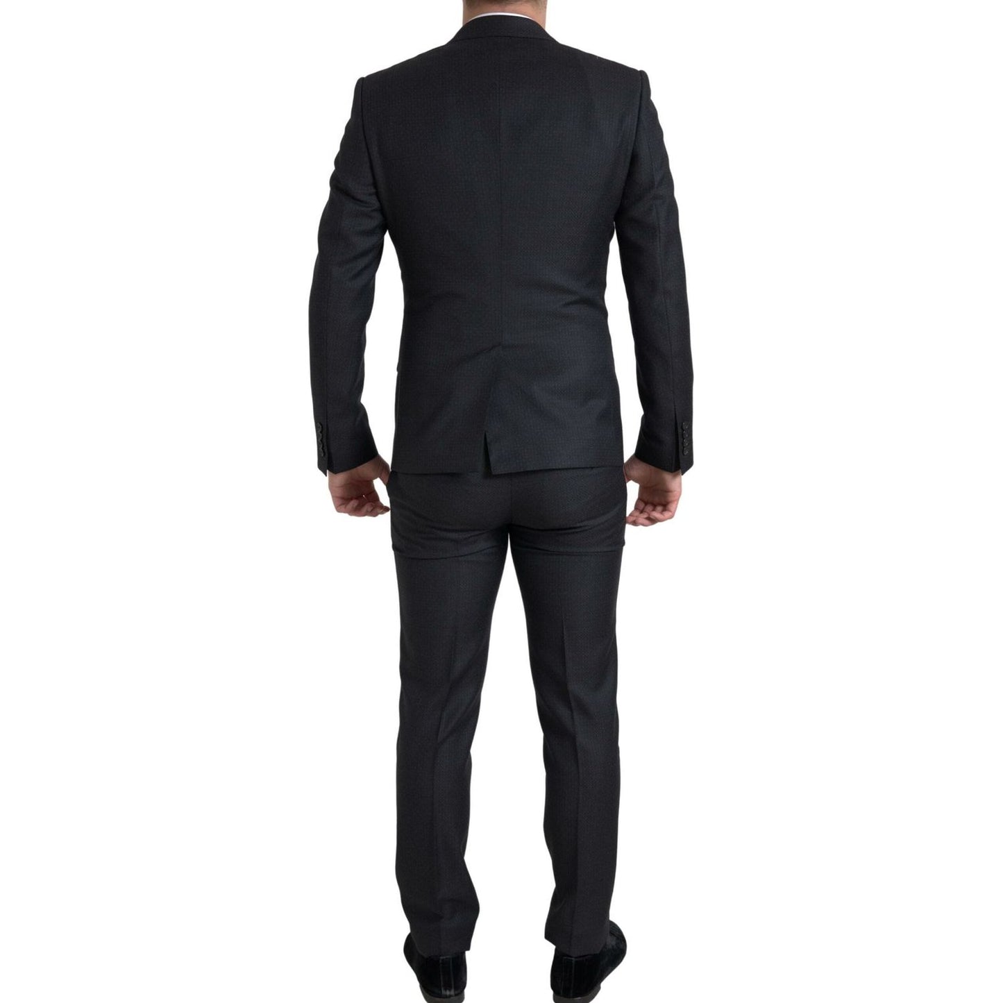 Dolce & Gabbana Black 3 Piece Single Breasted MARTINI Suit KOS2181-46