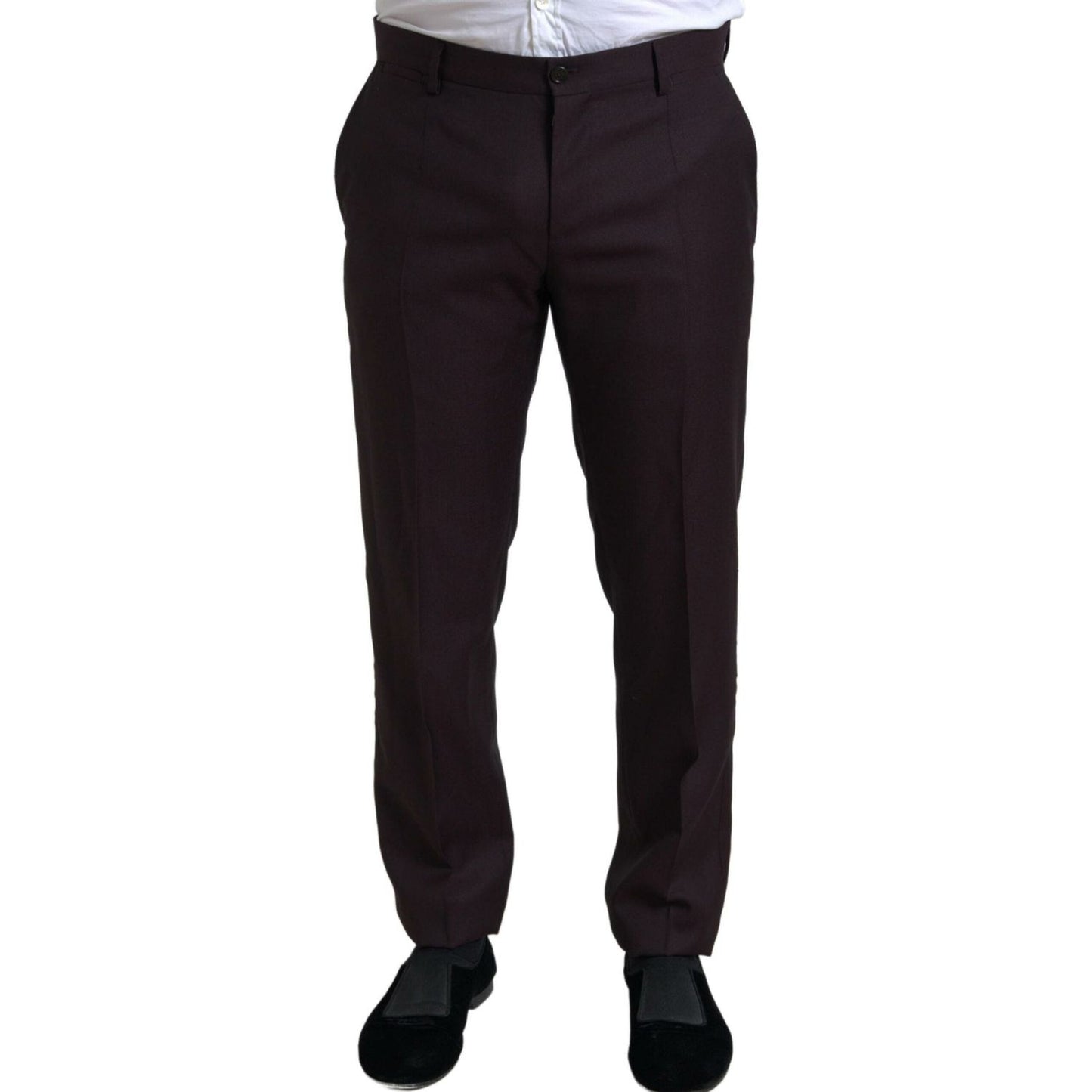 Dolce & Gabbana Maroon 2 Piece Single Breasted MARTINI Suit