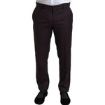 Dolce & Gabbana Maroon 2 Piece Single Breasted MARTINI Suit