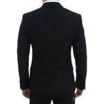 Dolce & Gabbana Black wool silk SICILIA blazer SIG12301-1