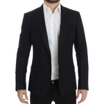 Dolce & Gabbana Black wool silk SICILIA blazer SIG12301-1
