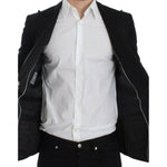 Dolce & Gabbana Black wool silk SICILIA blazer SIG12301-1
