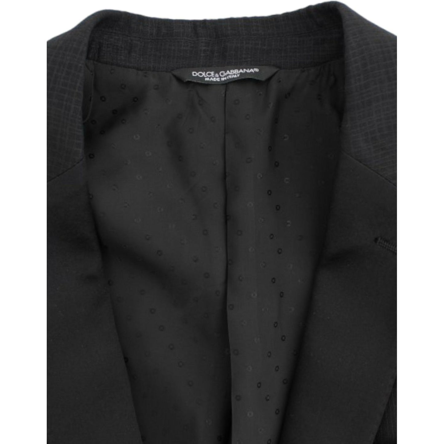 Dolce & Gabbana Black wool MARTINI slim blazer SIG12291-2