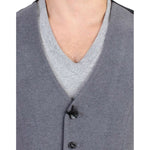 Costume National Gray cotton blend casual vest SIG10771-1