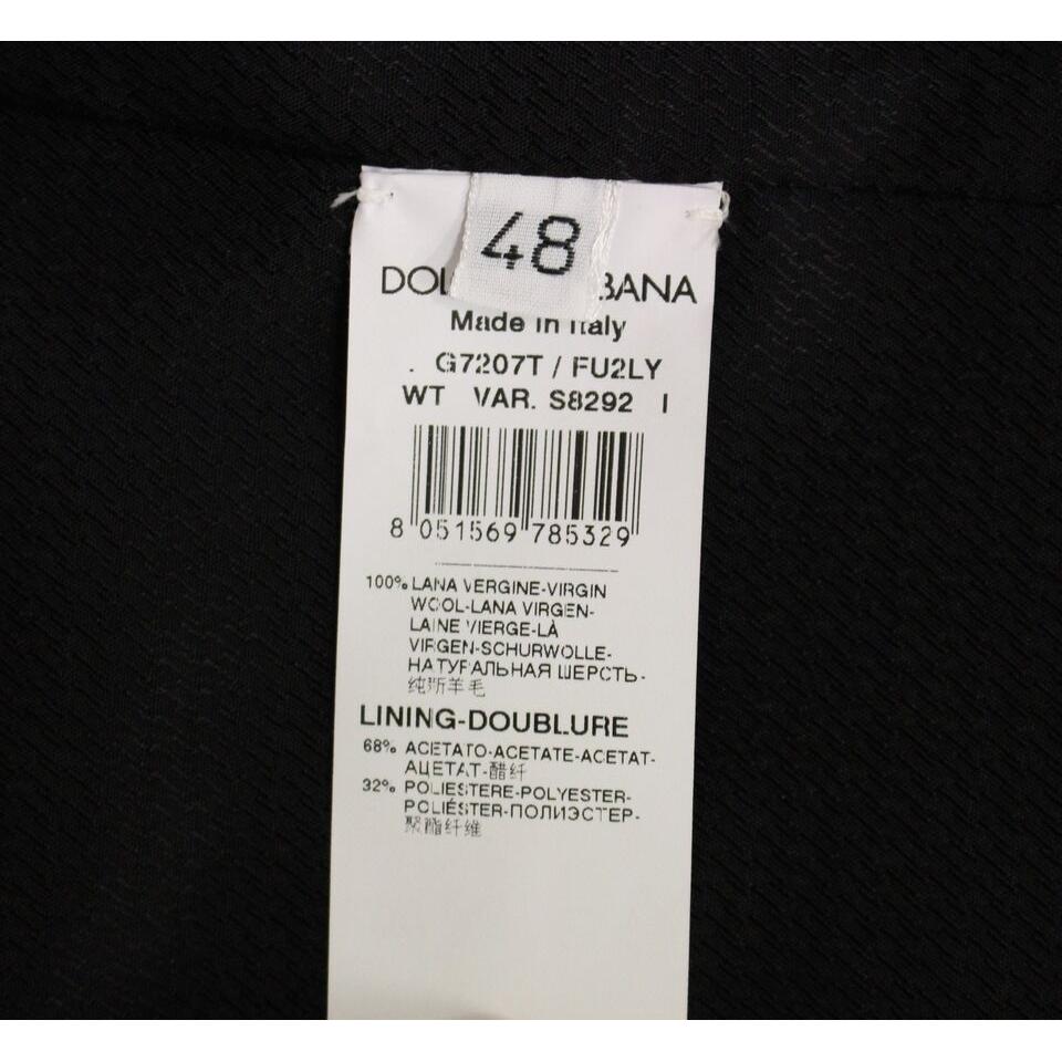 Dolce & Gabbana Gray Wool Formal Dress Vest Gilet Weste GSS12050-1