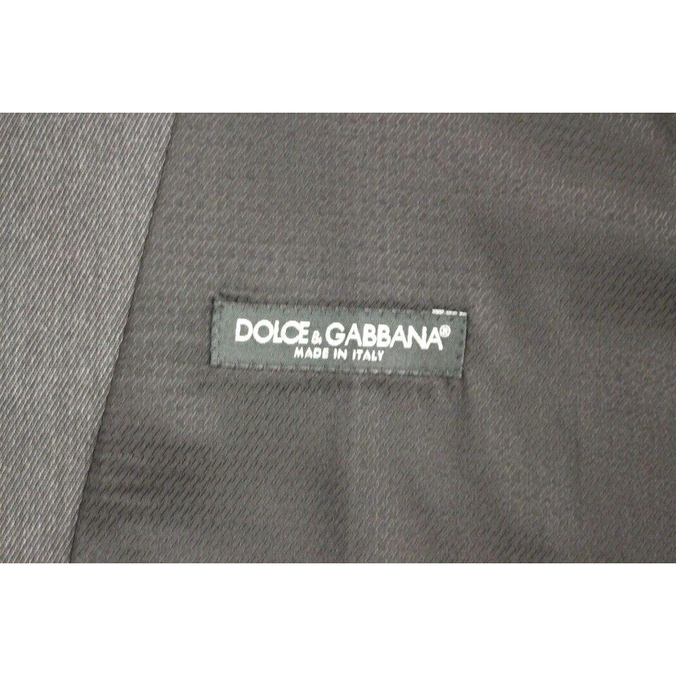 Dolce & Gabbana Gray Wool Formal Dress Vest Gilet Weste GSS12050-1
