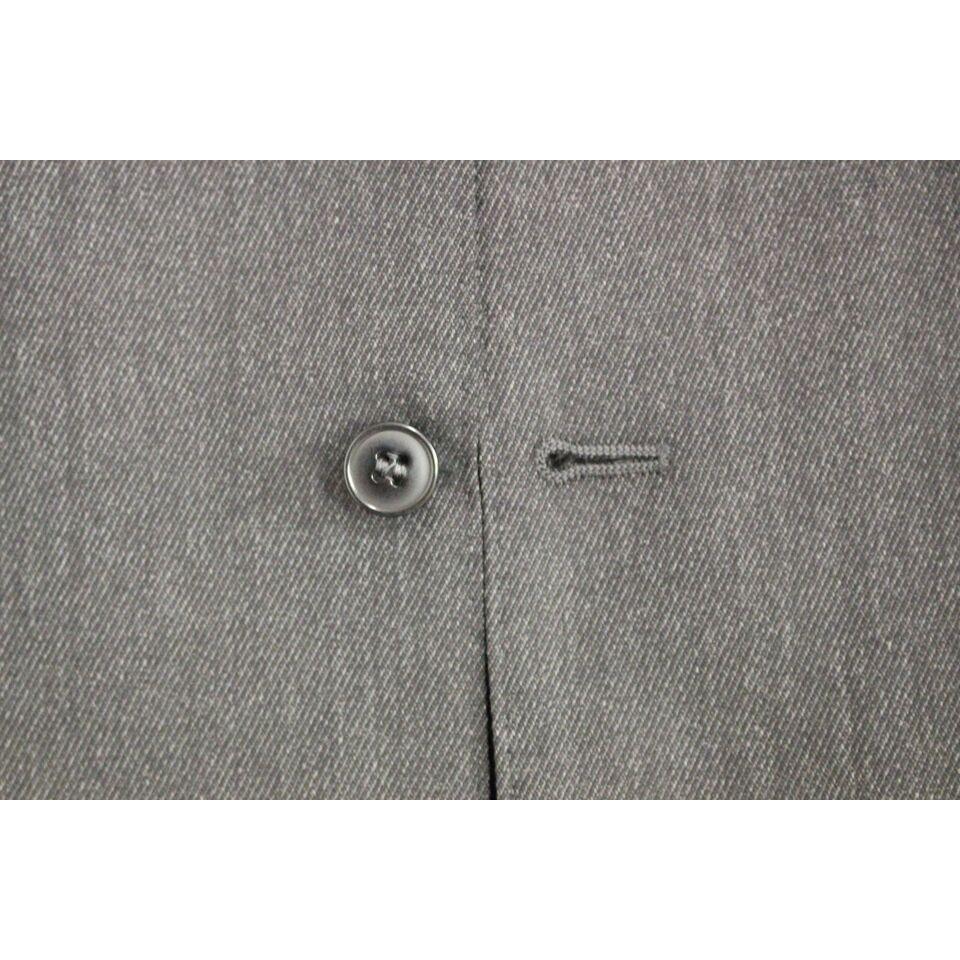 Dolce & Gabbana Gray Wool Formal Dress Vest Gilet Weste GSS12050-1