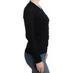 Costume National Black V-neck wool sweater SIG12087-1
