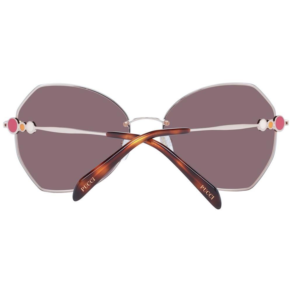 Emilio Pucci Rose Gold Women Sunglass