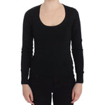 Dolce & Gabbana Black Cashmere Crewneck Sweater Pullover SIG13363-1