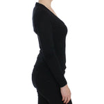 Dolce & Gabbana Black Cashmere Crewneck Sweater Pullover SIG13363-1