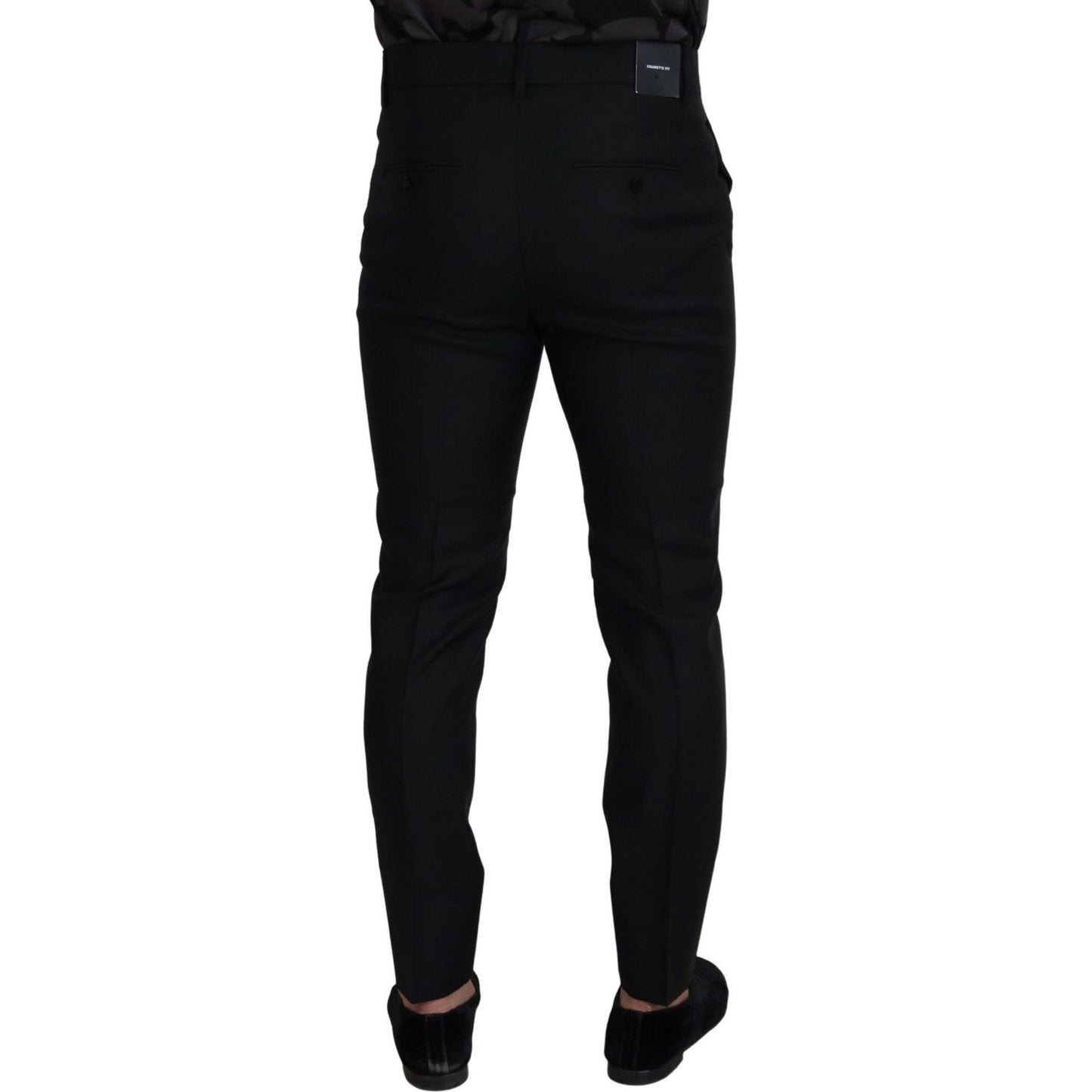 Dsquared² Back Virgin Wool Slim Fit Men Formal Pants PAN74470-48