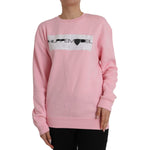 Philippe Model Pink Cotton Logo Print Long Sleeves Pullover Sweater TSH83294-XL