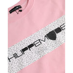 Philippe Model Pink Cotton Logo Print Long Sleeves Pullover Sweater TSH83294-XL