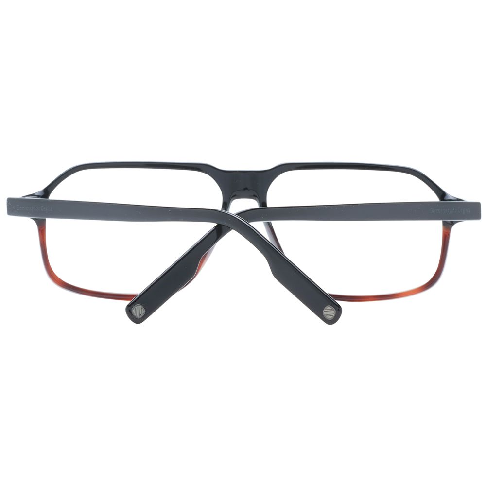 Ermenegildo Zegna Black Plastic Glasses (Frames)
