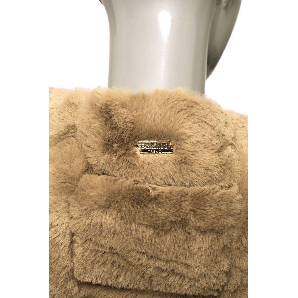Baldinini Trend Beige Polyester Women Jacket BA-24581-S