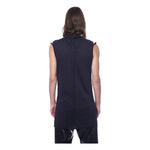 Nicolo Tonetto Black Cotton Men Tank Top NI-12982-XS