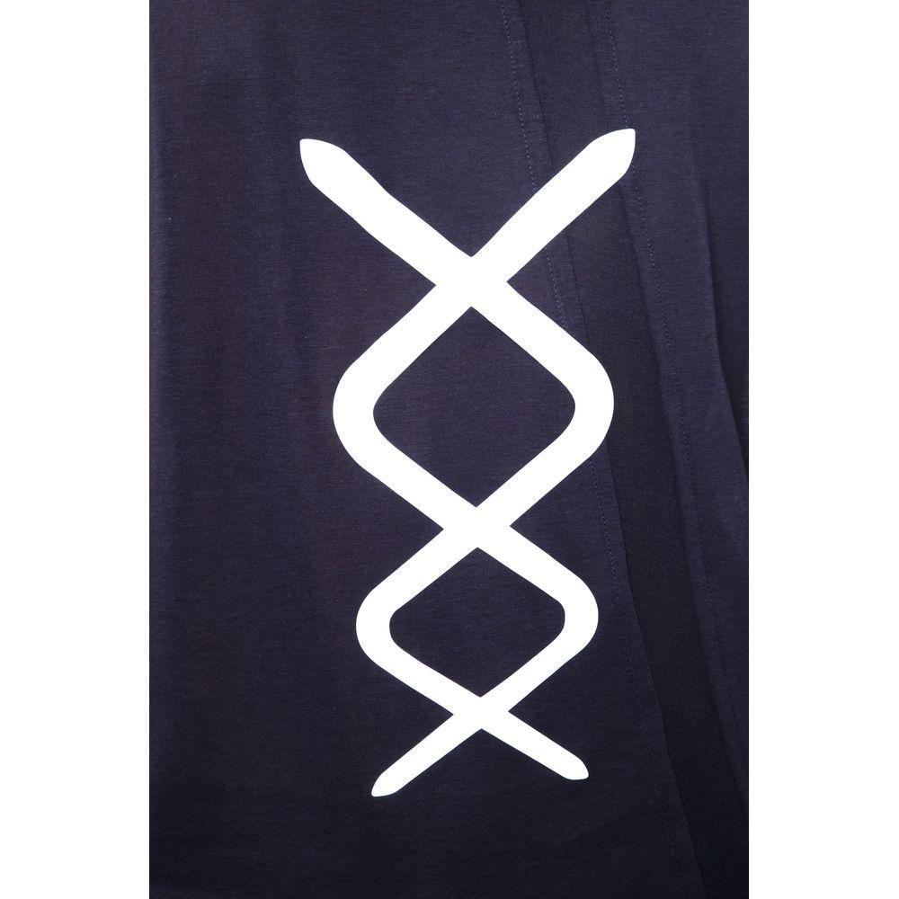 Nicolo Tonetto Black Cotton Men Tank Top NI-12982-XS