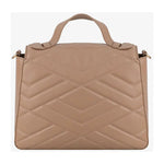 CRISTINAEFFE Beige Artificial Leather Women Crossbody Bag CREF-14157
