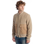 Roberto Pepe Luxury Beige Wool Men Jacket RO-24677-IT48 | M