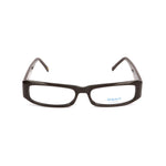 Front view of Gant Brown Plastic Frames, unisex glasses with dimensions 53/16/135mm, made of brown plastic material.