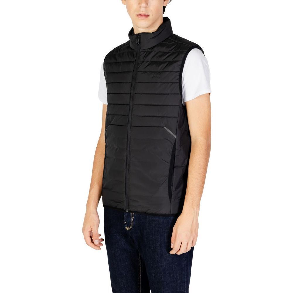 Hugo Boss Black Polyester Sleveless Jacket BO-14896900009-IT44 | S