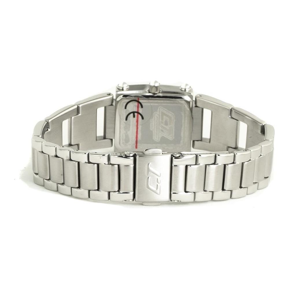 Chronotech Silver Stainless Steel Dress Watch